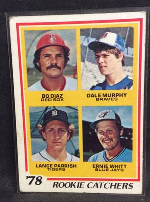 1978 Topps Rookie Catchers - Dale Murphy Rookie Card - M