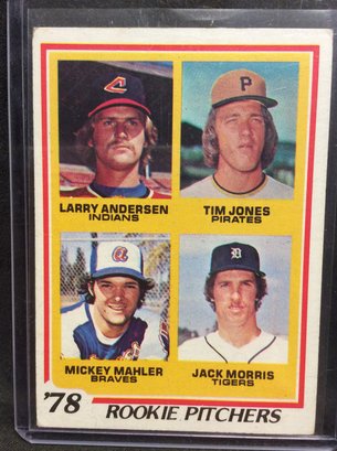 1978 Topps Rookie Pitchers - Jack Morris Rookie Card - M