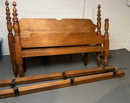 Vintage Handcrafted Queen Sized Bed Frame -
