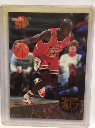 1992-93 Fleer Ultra Michael Jordan All NBA First Team Insert Card - M