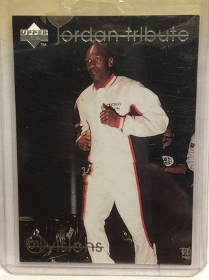 1997 Upper Deck Michael Jordan Tribute Insert Card - M