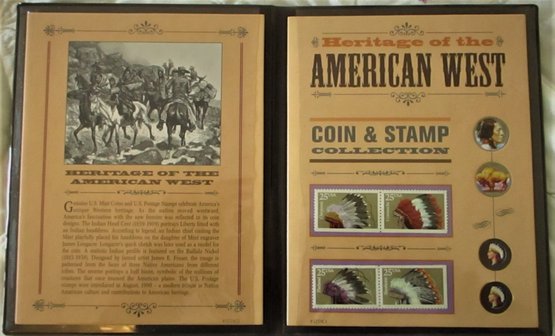 U.S. American West Coin And Stamp Collection