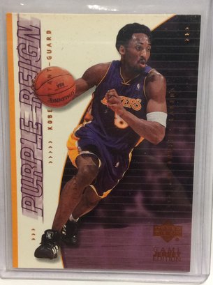2001 Upper Deck Game Jersey Edition  Kobe Bryant - M