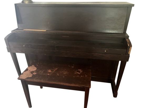 1980s Vintage Hamilton Upright Piano
