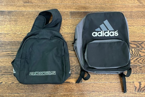 Pair Of Adidas Backpacks