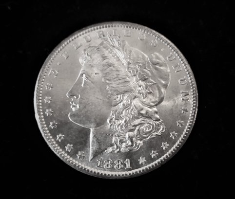 U.S. 1881 S Morgan Silver Dollar, MS