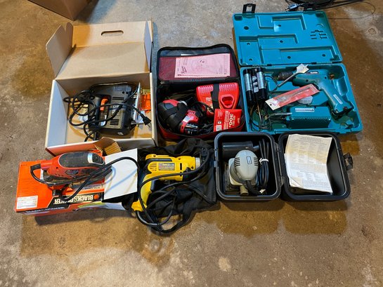 Collection Of Power Tools.
