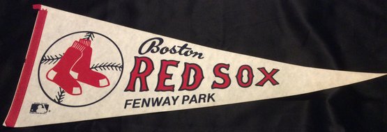 Vintage Boston Red Sox Fenway Park Felt Pennant - K