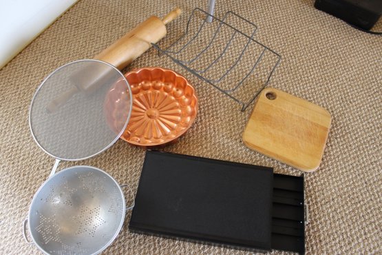 Huge Rolling Pin, Keurig Drawer And Other Kitchen Items