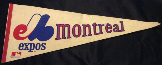 Vintage Montreal Expos Felt Pennant - K