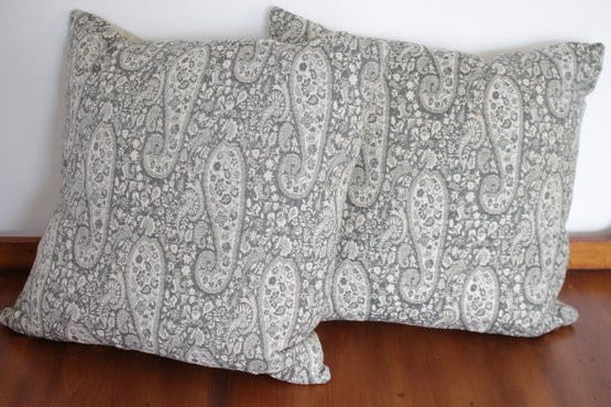 Pair Of Paisley Pillows