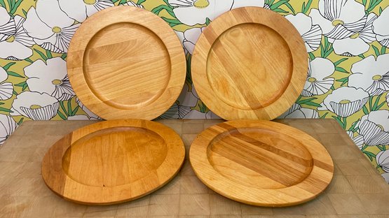 A Set Of FOUR Signed John McLeod Wood Turned Plated Made For Williams-Sonoma