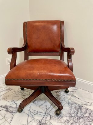 Newer Vintage Style, Swivel And Height Adjusted Office Chair.
