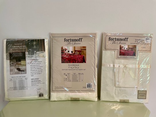 Three Unused In The Original Package ,fortunoff Tablecloths.