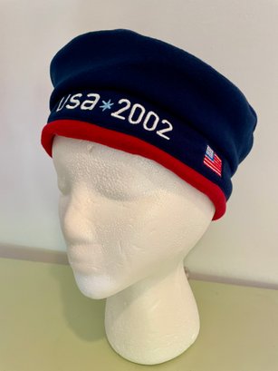 New And Unused, Roots Official Outfitter   U.S.A  2002 Winter Olympic  Fleece Team Hat.