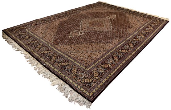 Hand Knotted Tabriz Persian Wool Area Rug