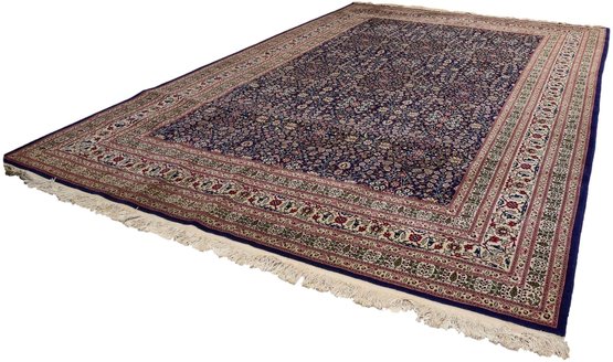 Tabriz Taba Persian Hand Knotted Room Size Area Rug