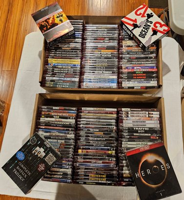 Over 150 HD DVDs