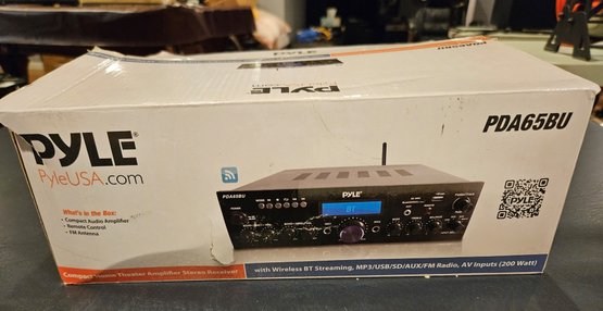 Pyle PDA65Bu Home Theater Amplifier Stereo Receiver