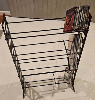 DVD Rack, Good Condition, DVDs Not Included.
