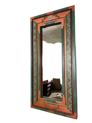 Southwestern Hand Painted Mirror.