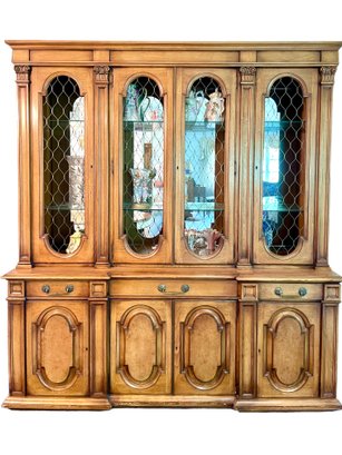 Karges , European Provincial China Cabinet In Two Sections .