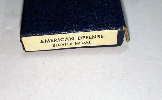 American Defense Service Medal Box - WWII