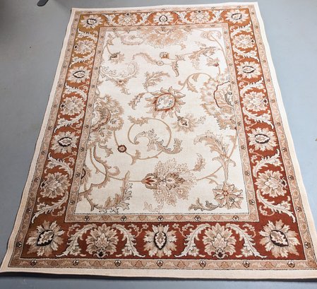 Carpet #3 - Radici  Wool Hand Woven Oriental Area Rug - 91' X 65'