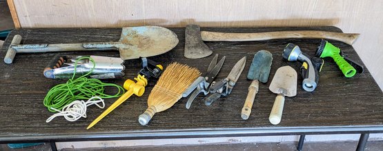 Gardening Tool Lot (13 Items In Total)