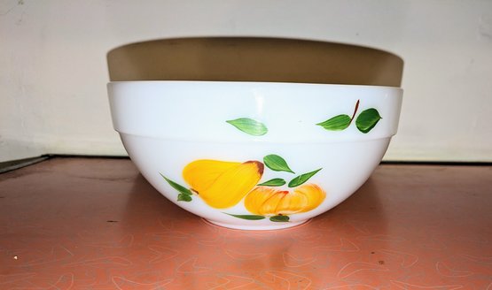 Vintage Fire King Ware Mixing Bowl 'Gay Fad'