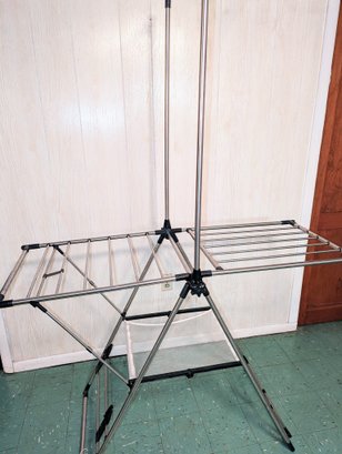Folding Drying Wire Rack With Handing Space & Shoe Holder