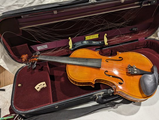 Violin With Case And A Kroger Bow