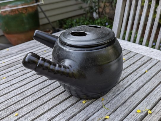 Chinese Stoneware Herbal Teapot By Kinkou