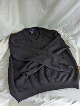 Black Club Room XL Cashmere Sweater