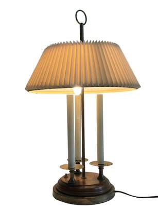 Traditional Mid Century Triple Candle Desk Lamp