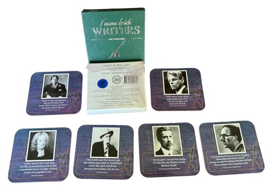 Famous Irish Writers Coaster Set (E)