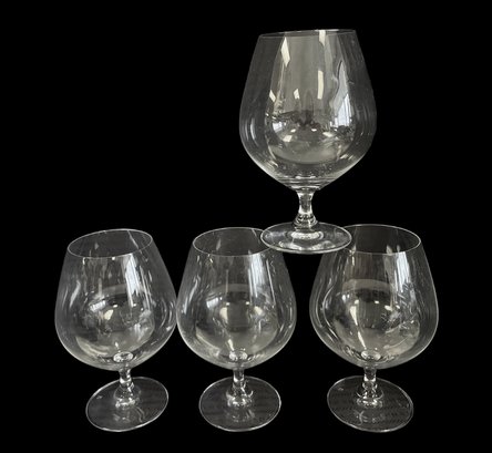 Four Waterford Brandy Sniffers