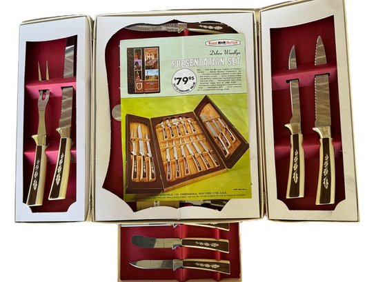 Vintage REGENT Sheffield 19 Piece Golden Prestige Cutlery Set (KS 3)