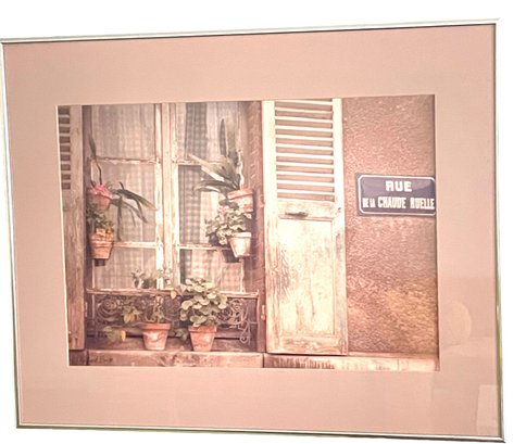 Framed Photograph 'Rue De La Chaude Ruelle' By Marguirite O'brien