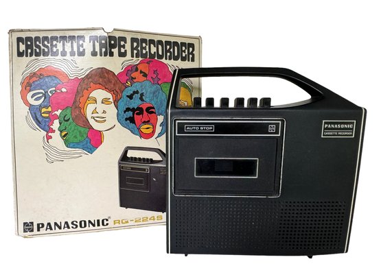 1970s Panasonic Cassette Tape Player Model RQ 224S