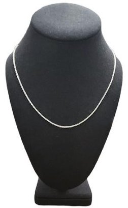 Beautiful New Italian Sterling Silver Rope Necklace
