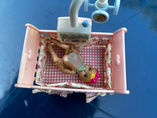 Barbie Baby In Crib