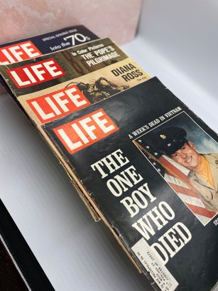 4 Vintage LIFE Magazines