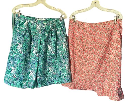Vintage Skirt And Shorts By Lilly Pulitzer