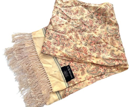 Vintage Ralph Lauren Floral Silk Scarf