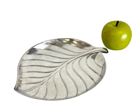 Silver Plated Leaf Tray