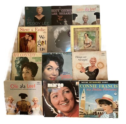 Collection Of 12 LP Albums - Peggy Lee, Margo, Barbra Streisand And More (Q)