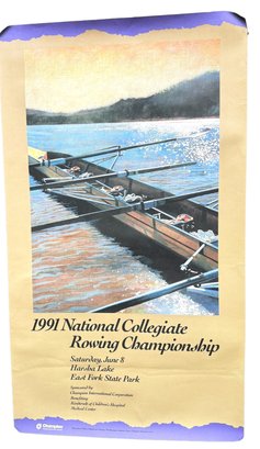 1991 'National Collegiate Rowing Championship' Poster