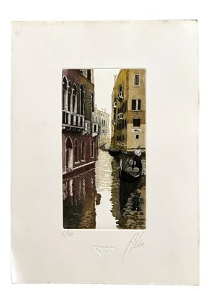 Signed Print 'Venice'  (Z)