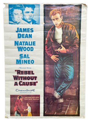 'Rebel Without A Cause' Repro Movie Poster